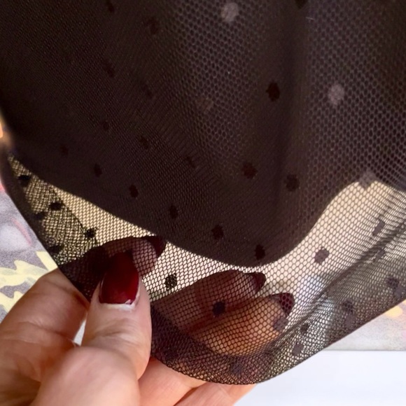 Elegant Black Polka Dot Women's Top - Picture 6 of 12